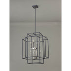 NL88029 Palit 8 Light Pendant Anthracite Satin Nickel