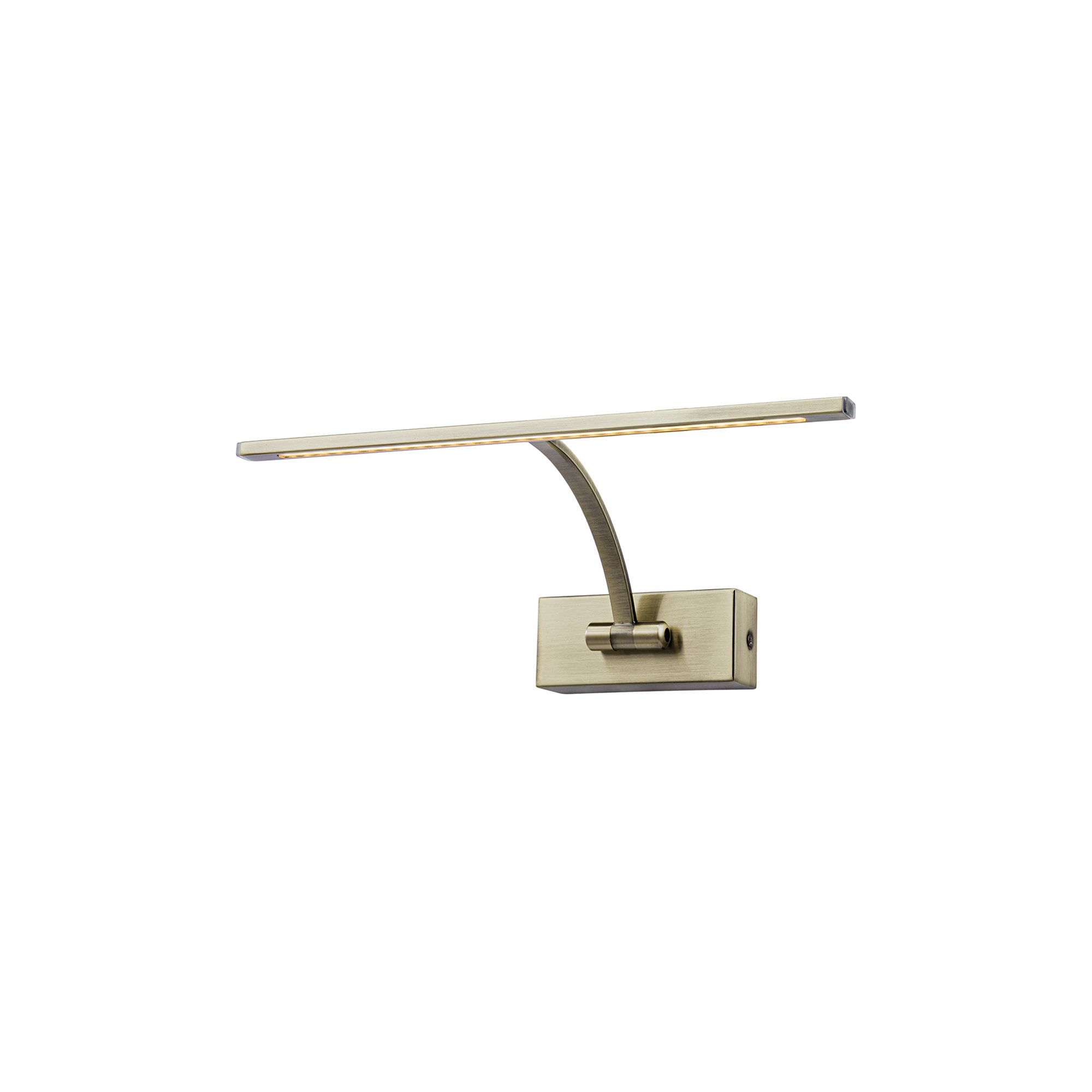 NL7832AB9 Penton 1 LED Picture Light Antique Brass Fosted