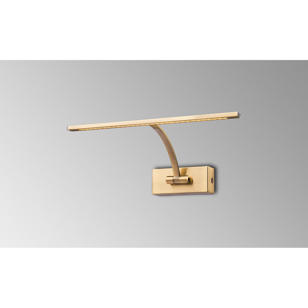 NL7832AB9 Penton 1 LED Picture Light Antique Brass Fosted