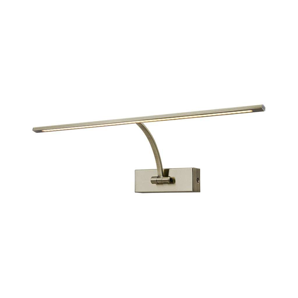 NL7833AB9 Penton 1 LED Picture Light Antique Brass Fosted