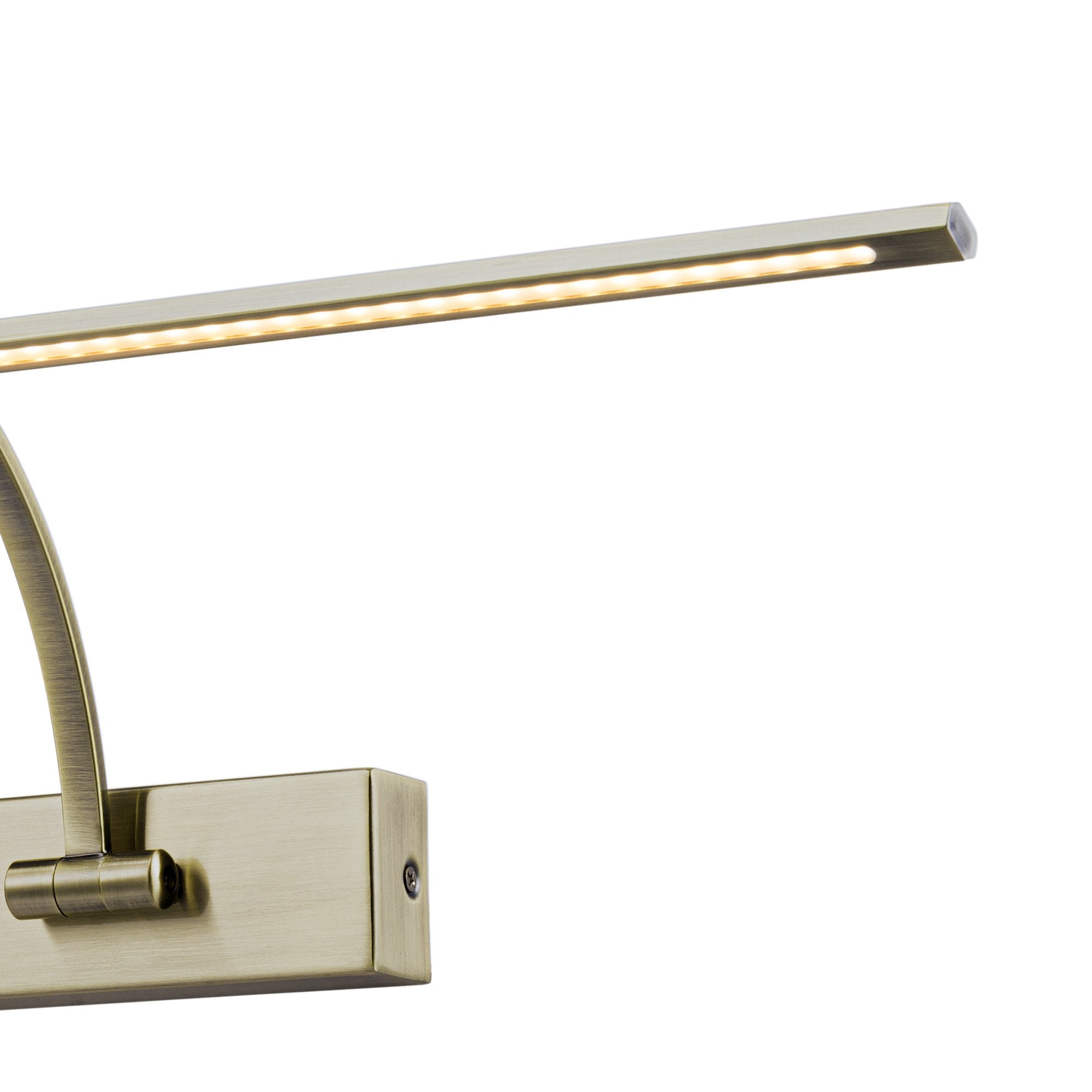NL7834AB9 Penton 1 LED Picture Light Antique Brass Fosted