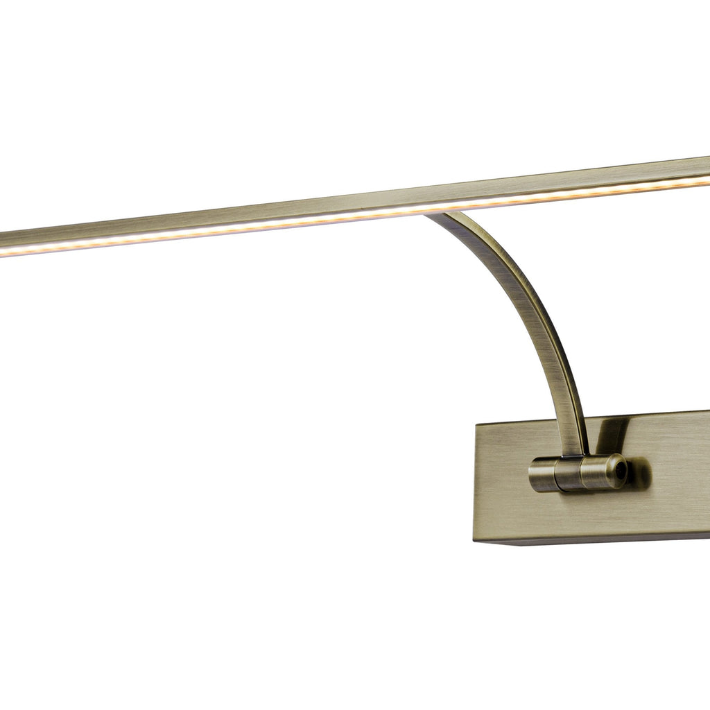 NL7835AB9 Penton 1 LED Picture Light Antique Brass Fosted