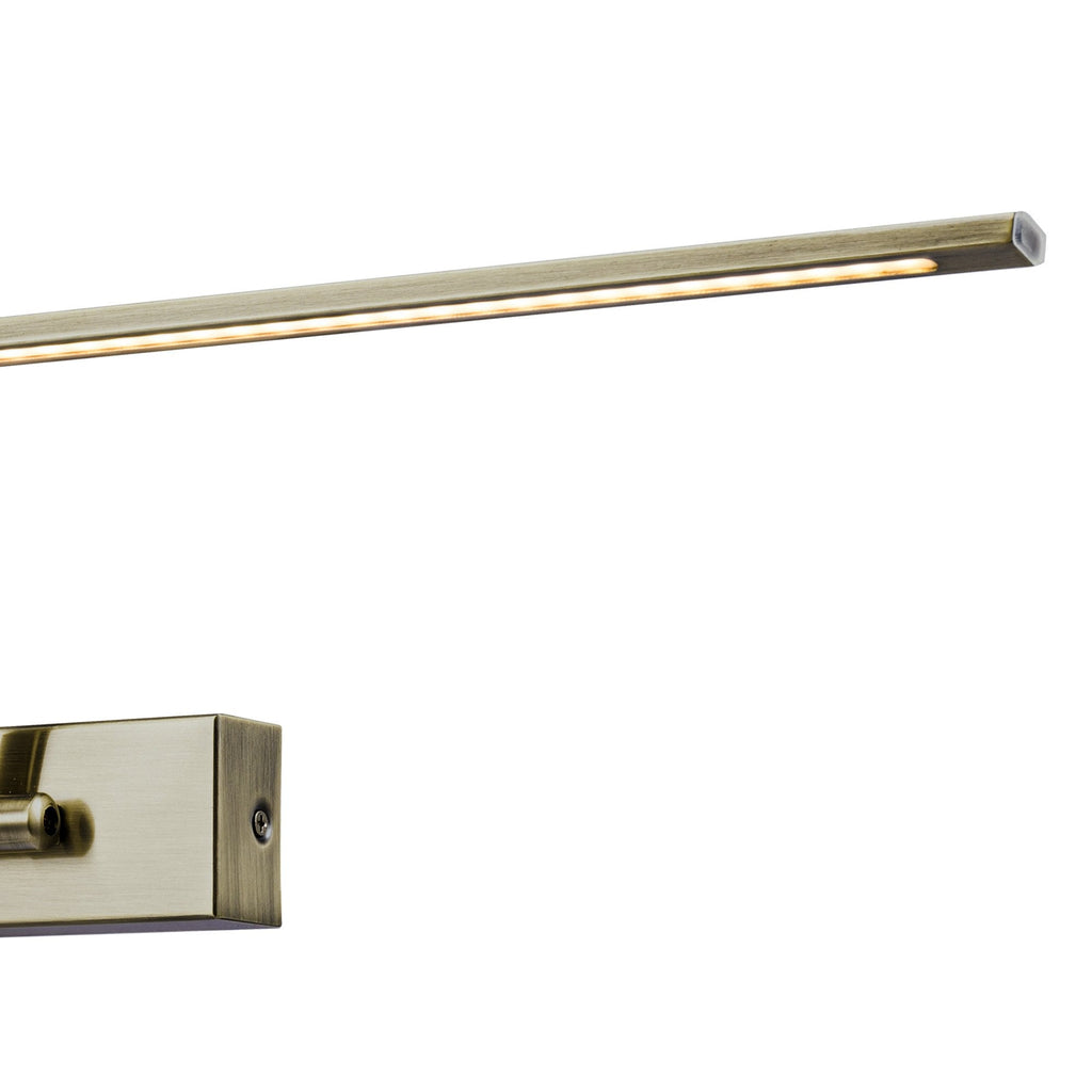 NL7835AB9 Penton 1 LED Picture Light Antique Brass Fosted
