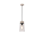 NLK15629 Raibon 1 Light Pendant Concrete Smoke