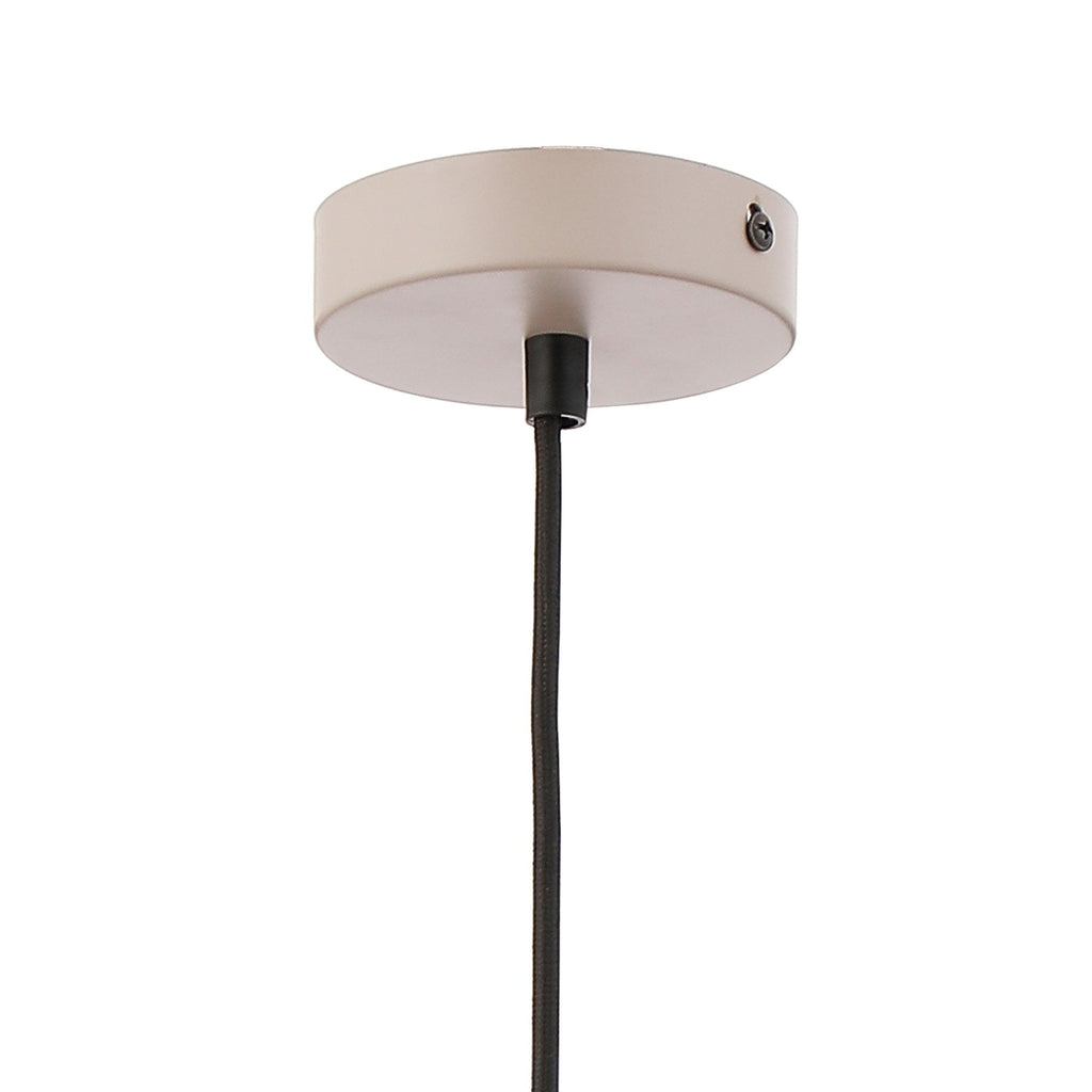 NLK15629 Raibon 1 Light Pendant Concrete Smoke