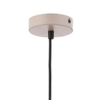 NLK15629 Raibon 1 Light Pendant Concrete Smoke