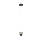 NLK15629 Raibon 1 Light Pendant Concrete Smoke