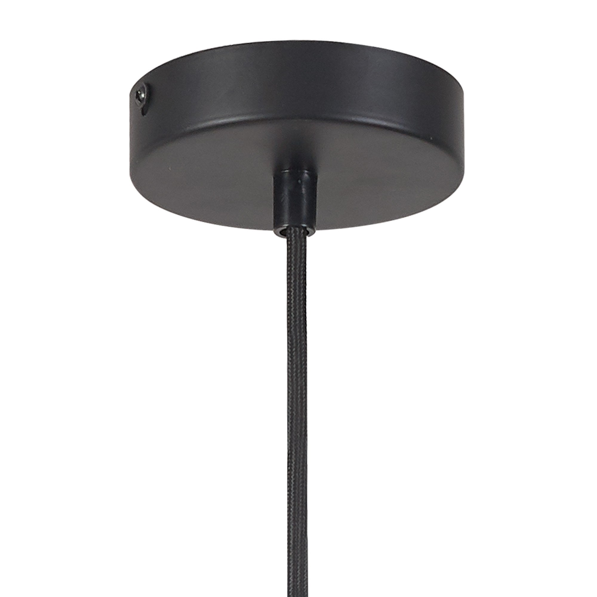 NLK15629 Raibon 1 Light Pendant Concrete Smoke