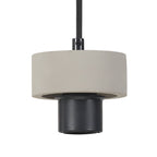 NLK15629 Raibon 1 Light Pendant Concrete Smoke