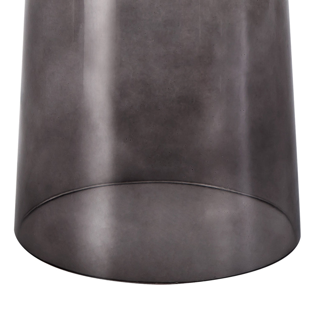 NLK15629 Raibon 1 Light Pendant Concrete Smoke