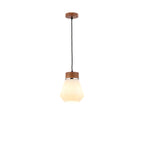 NLK15639 Raibon 1 Light Pendant Walnut Opal
