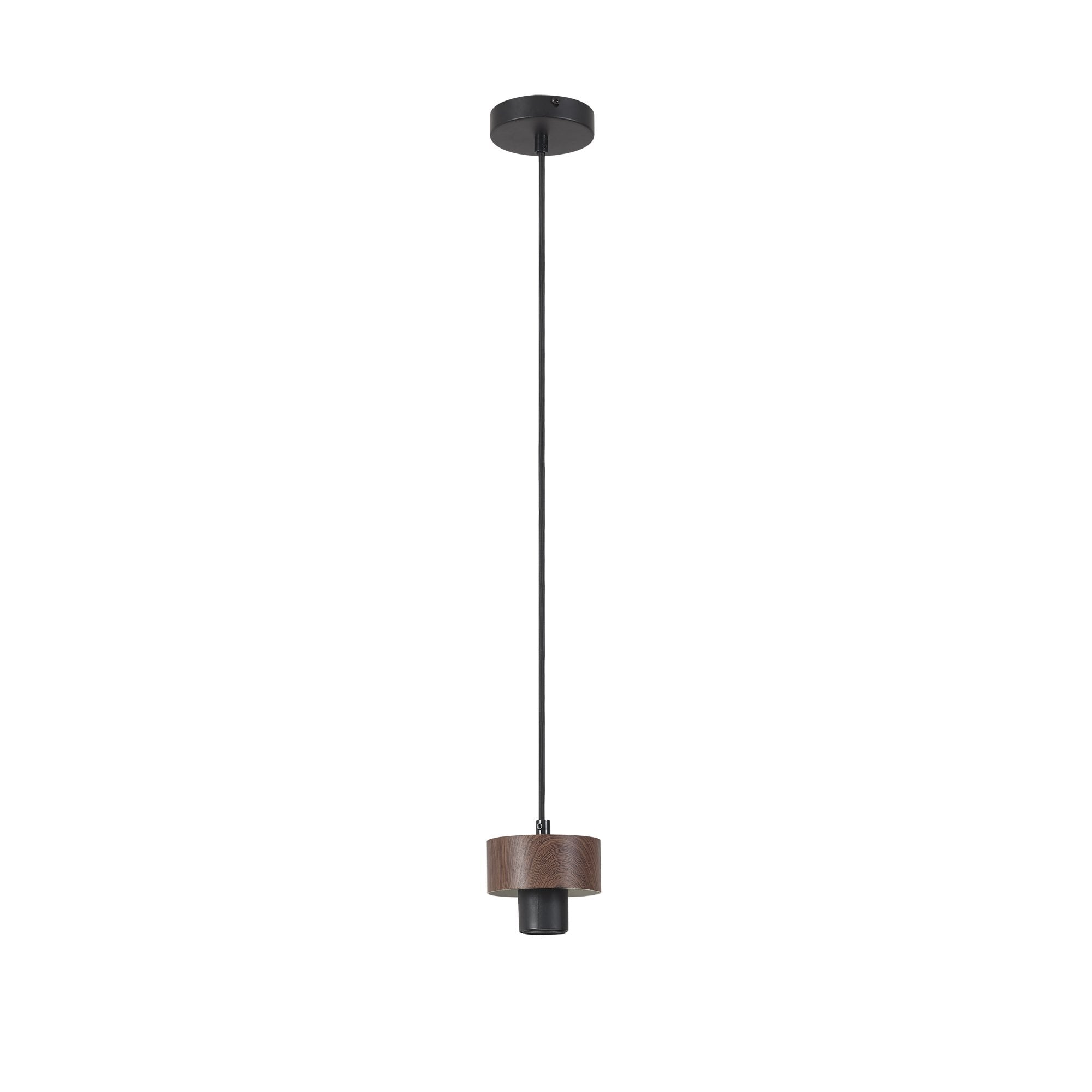 NLK15639 Raibon 1 Light Pendant Walnut Opal
