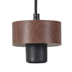 NLK15639 Raibon 1 Light Pendant Walnut Opal