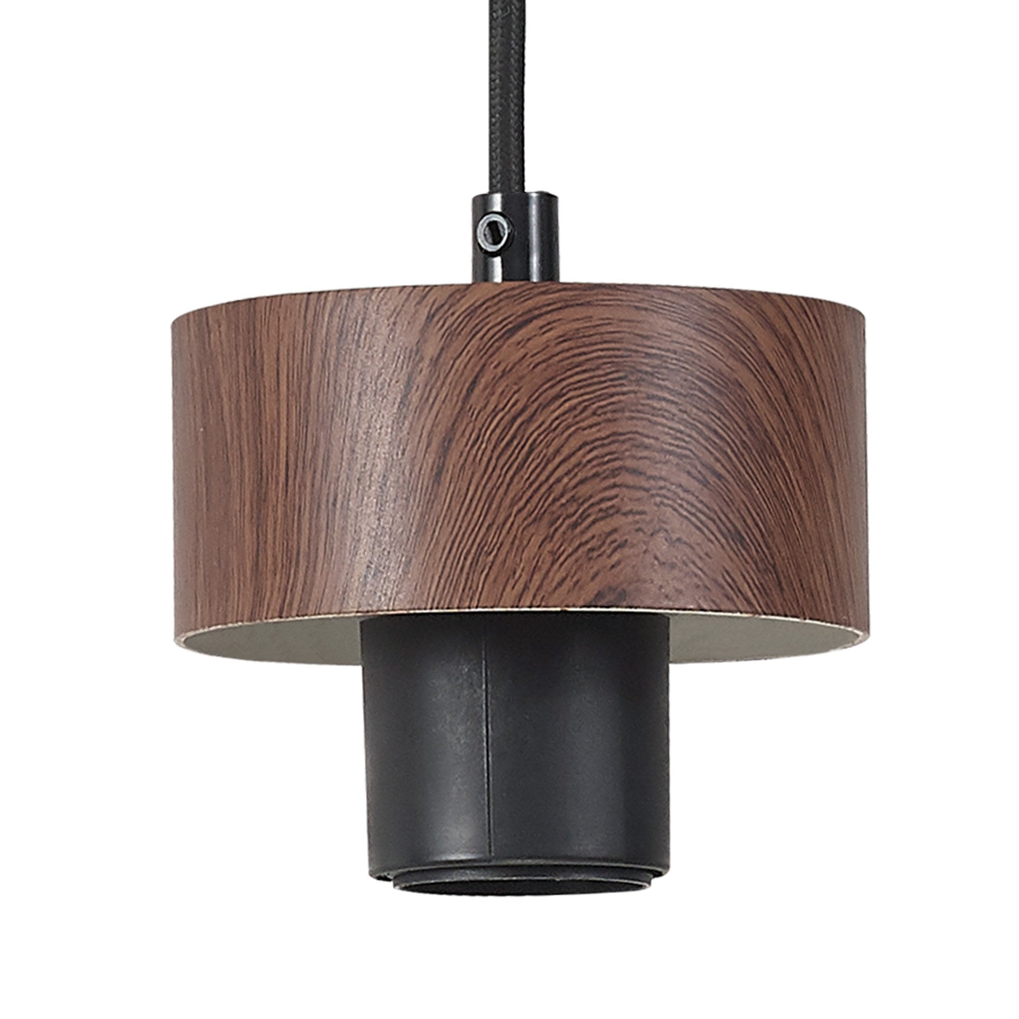 NLK15639 Raibon 1 Light Pendant Walnut Opal
