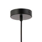 NLK15649 Raibon 1 Light Pendant Black Marble Opal