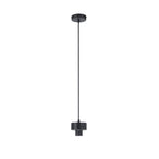 NLK15649 Raibon 1 Light Pendant Black Marble Opal