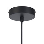 NLK15649 Raibon 1 Light Pendant Black Marble Opal