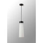 NLK15649 Raibon 1 Light Pendant Black Marble Opal