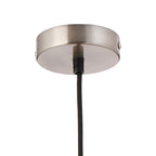 NLK15659 Raibon 1 Light Pendant Satin Nickel Clear