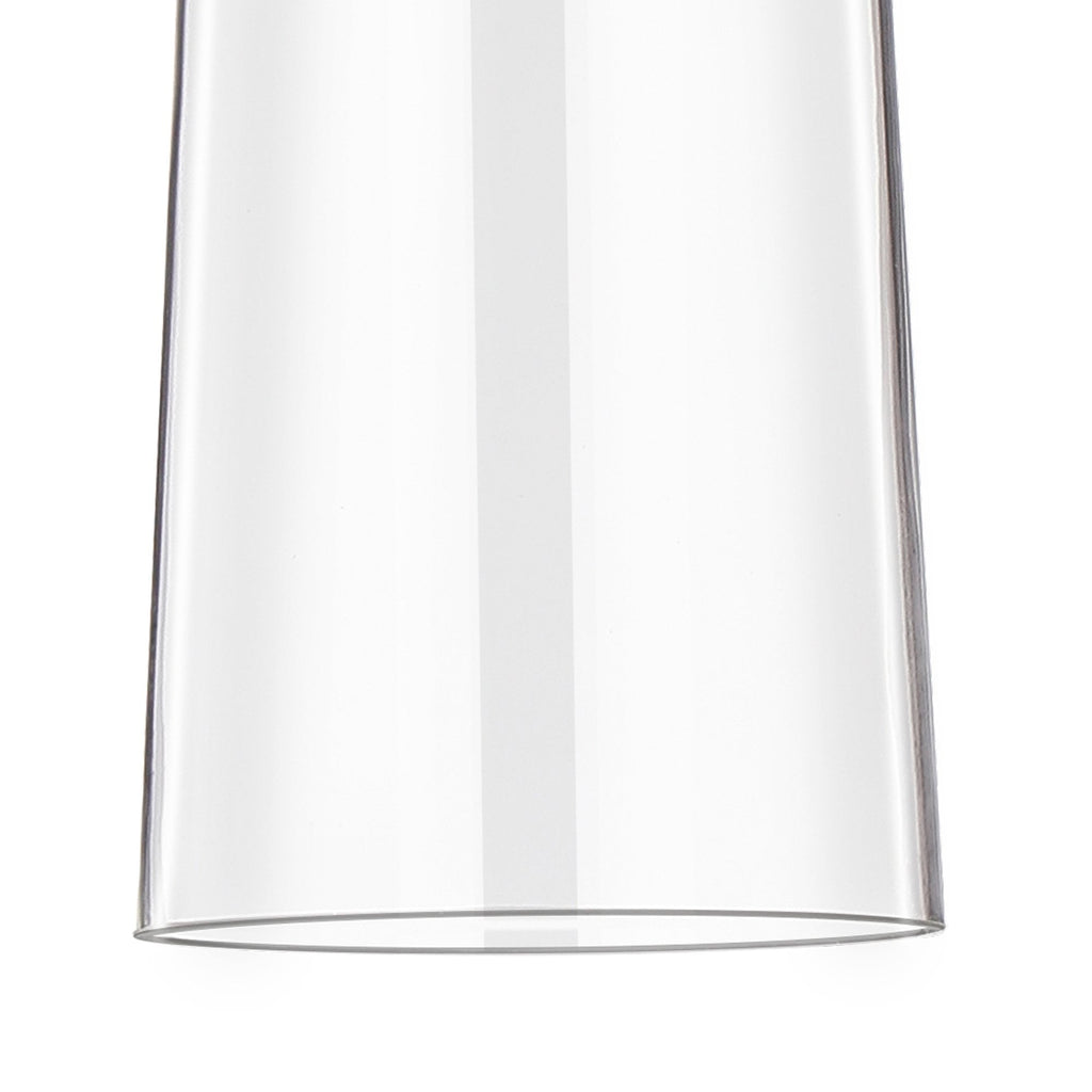 NLK15659 Raibon 1 Light Pendant Satin Nickel Clear