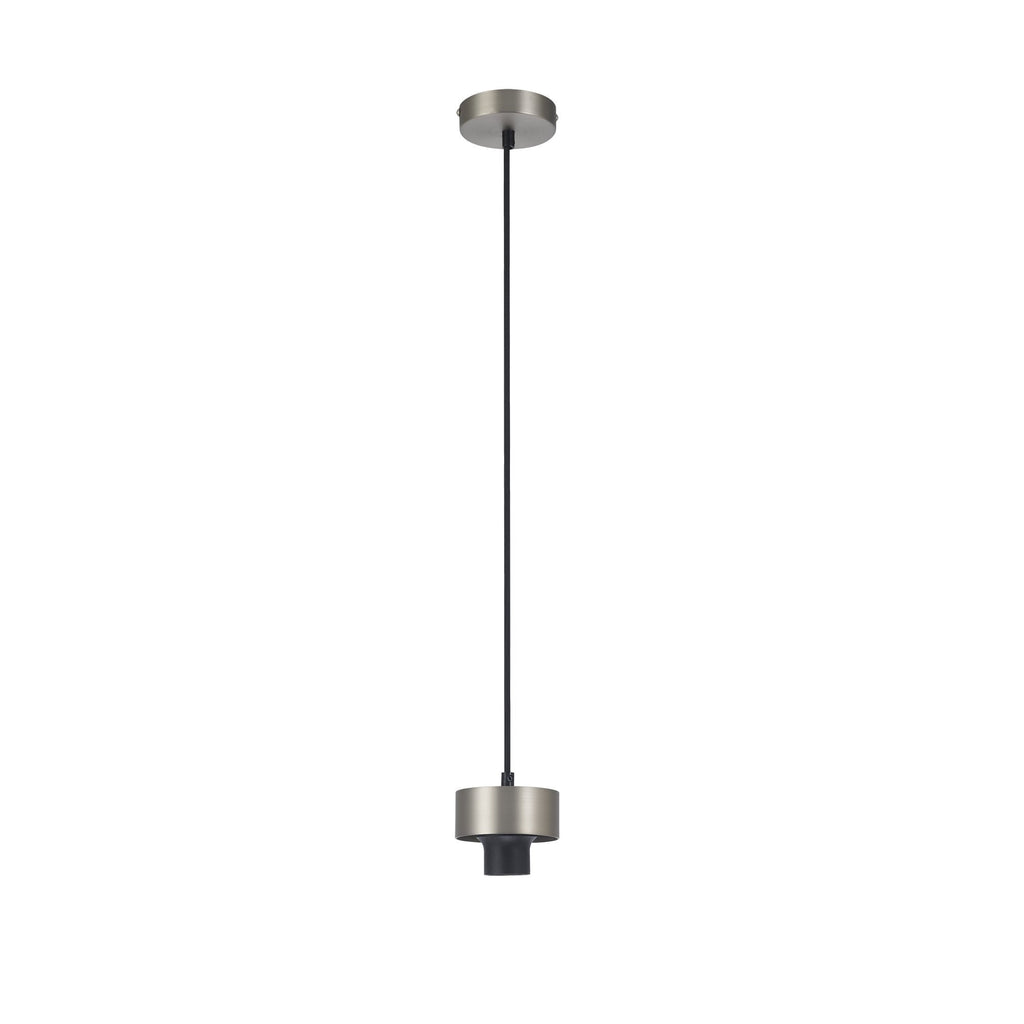 NLK15659 Raibon 1 Light Pendant Satin Nickel Clear