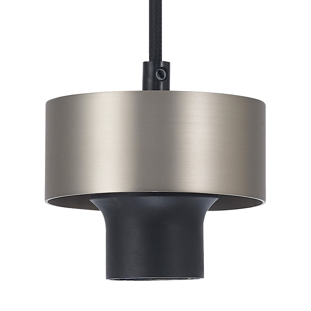 NLK15659 Raibon 1 Light Pendant Satin Nickel Clear