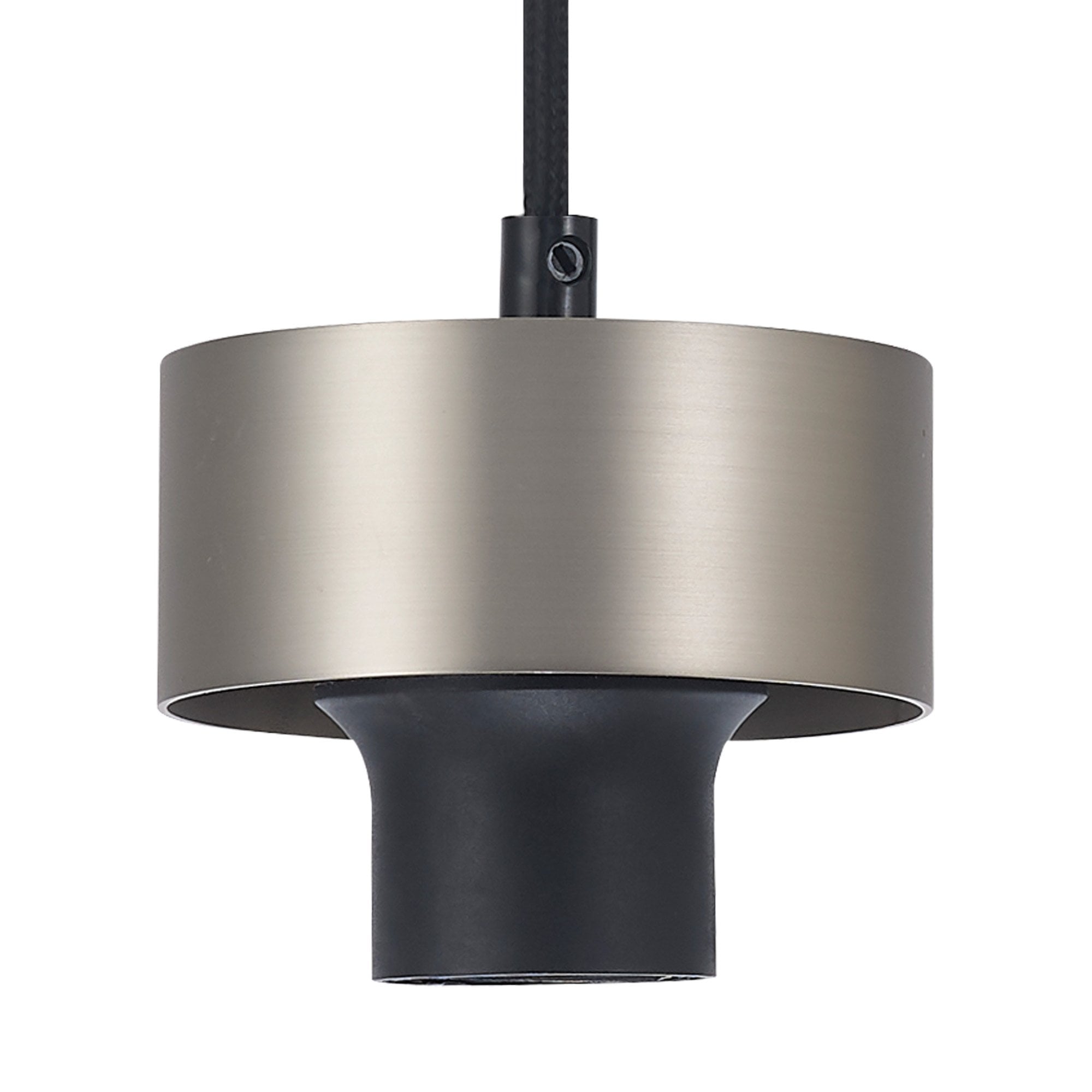NLK15659 Raibon 1 Light Pendant Satin Nickel Clear