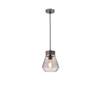NLK15669 Raibon 1 Light Pendant Aged Pewter Smoke