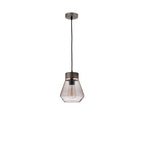 NLK15669 Raibon 1 Light Pendant Aged Pewter Smoke