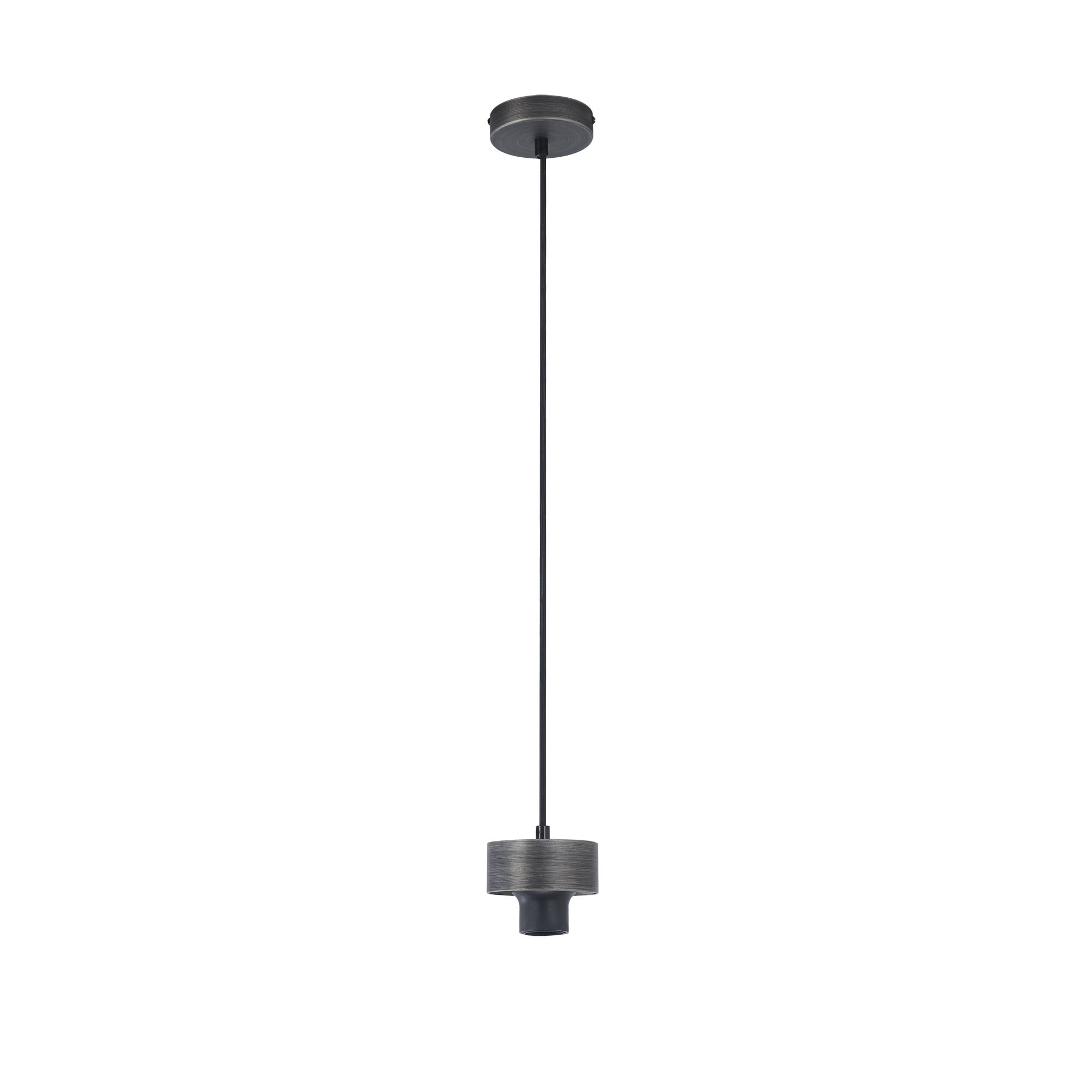 NLK15669 Raibon 1 Light Pendant Aged Pewter Smoke