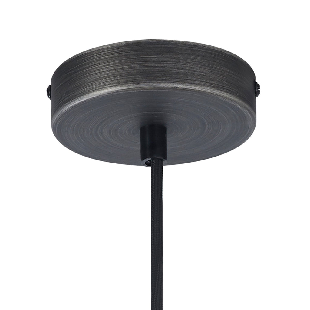 NLK15669 Raibon 1 Light Pendant Aged Pewter Smoke