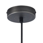 NLK15669 Raibon 1 Light Pendant Aged Pewter Smoke