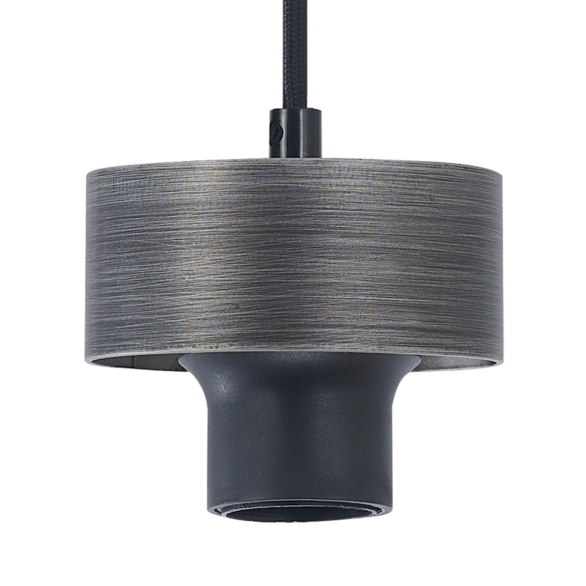 NLK15669 Raibon 1 Light Pendant Aged Pewter Smoke