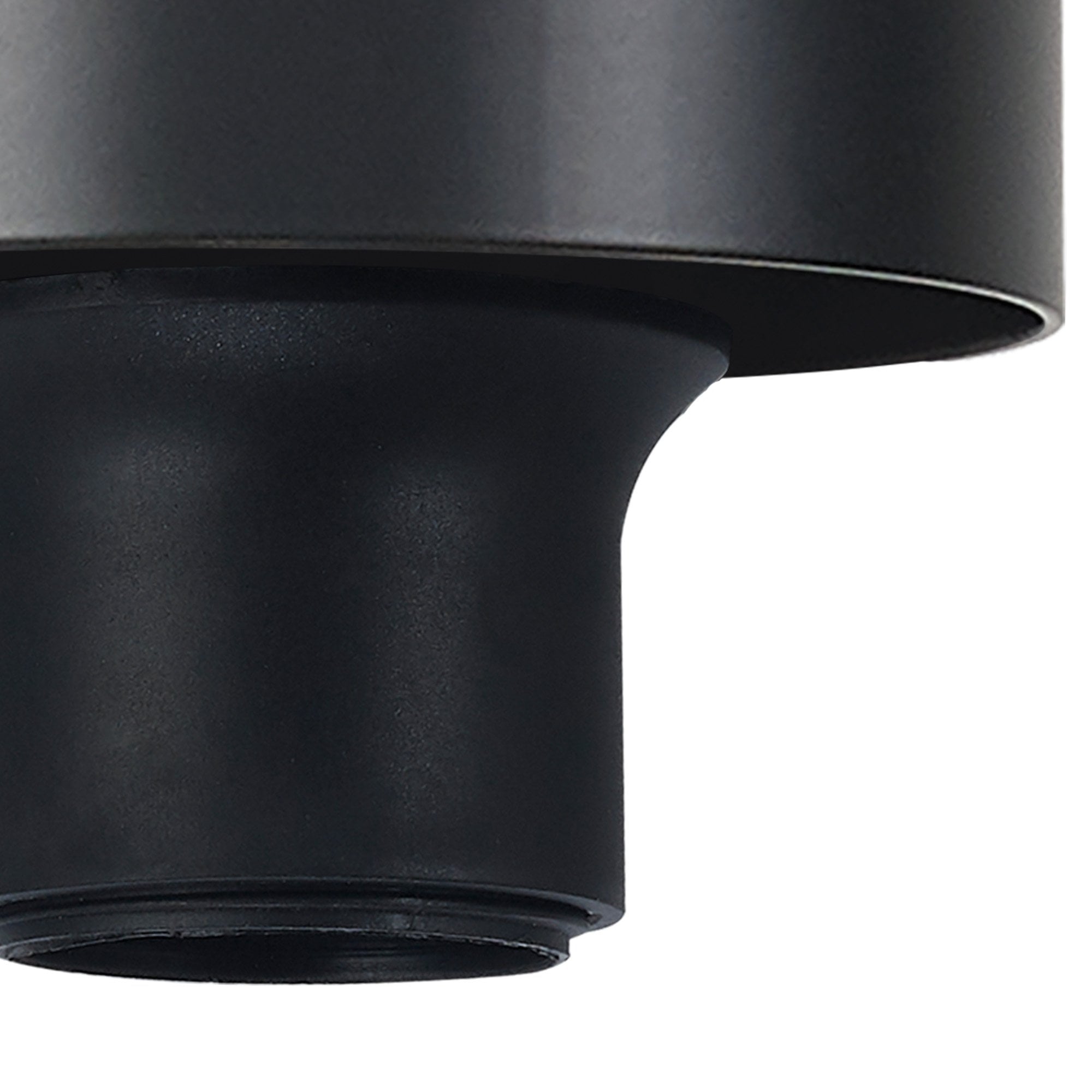 NLK15679 Raibon 1 Light Ceiling Light Matt Black Smoke