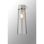 NLK15689 Raibon 1 Light Ceiling Light White Marble Clear