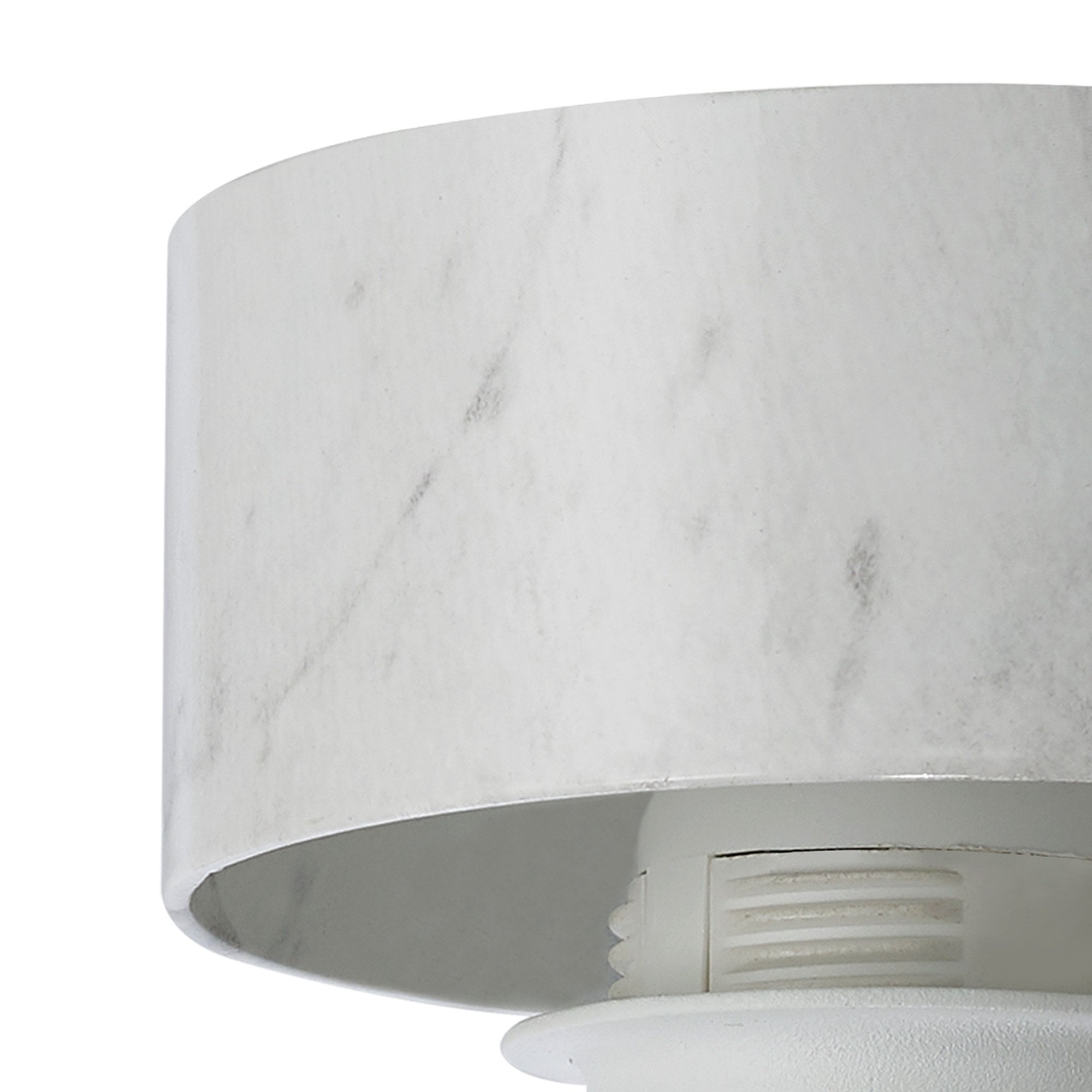 NLK15689 Raibon 1 Light Ceiling Light White Marble Clear