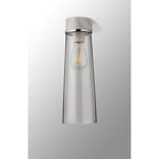 NLK15689 Raibon 1 Light Ceiling Light White Marble Clear