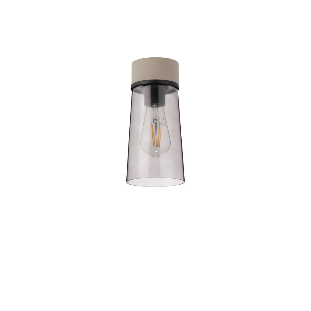NLK15709 Raibon 1 Light Ceiling Light Concrete Smoke