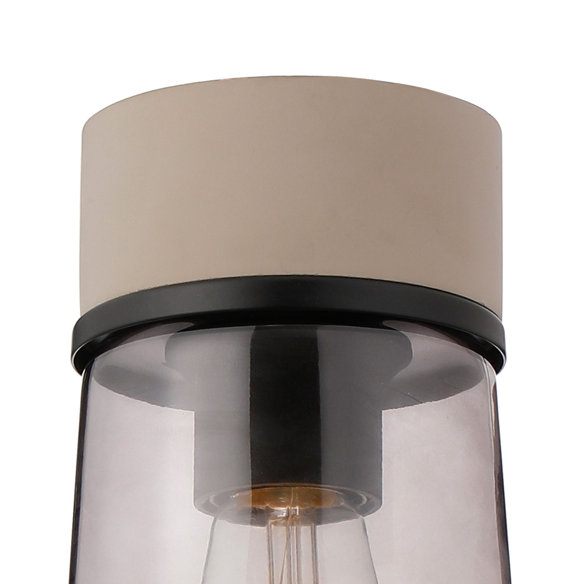 NLK15709 Raibon 1 Light Ceiling Light Concrete Smoke