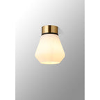 NLK15719 Raibon 1 Light Ceiling Light Brass Opal