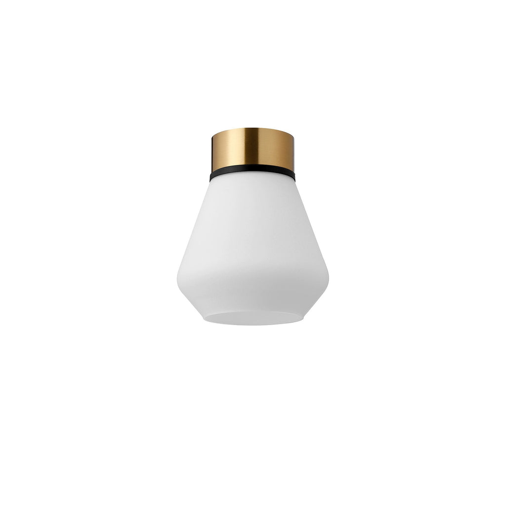 NLK15719 Raibon 1 Light Ceiling Light Brass Opal