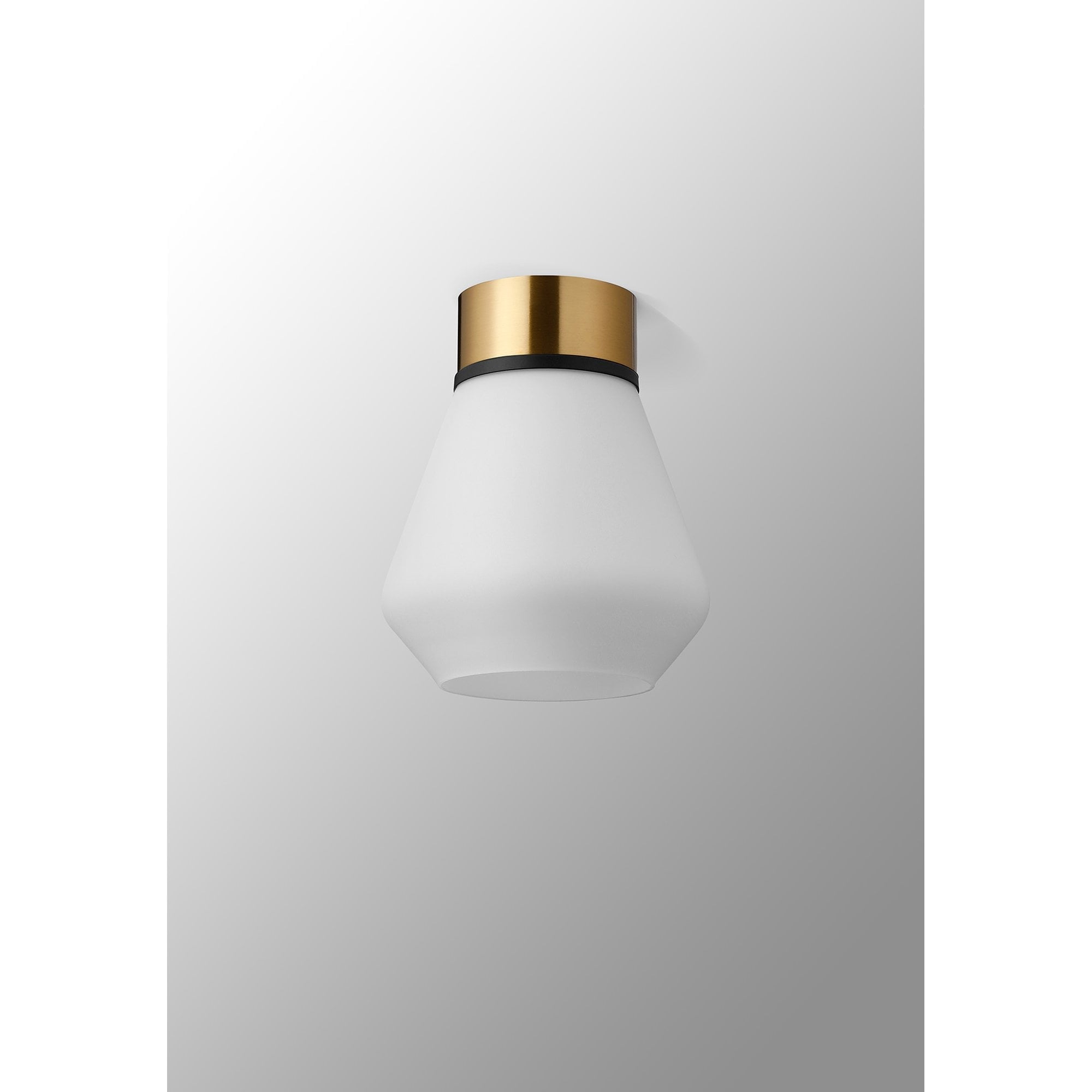 NLK15719 Raibon 1 Light Ceiling Light Brass Opal