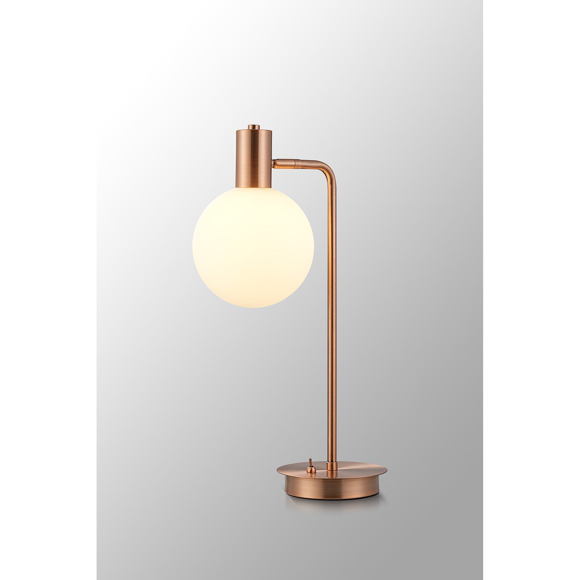Rome 1 Light Table  Lamp Antique Copper