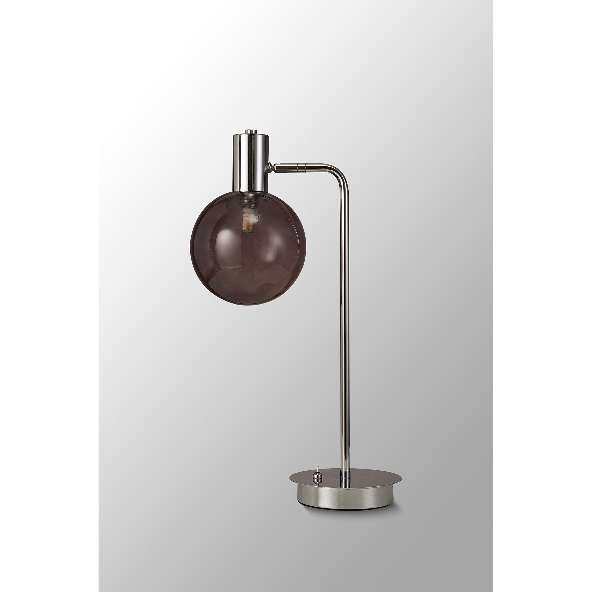 NL82809 Rome 1 Light Table Lamp Polished Chrome