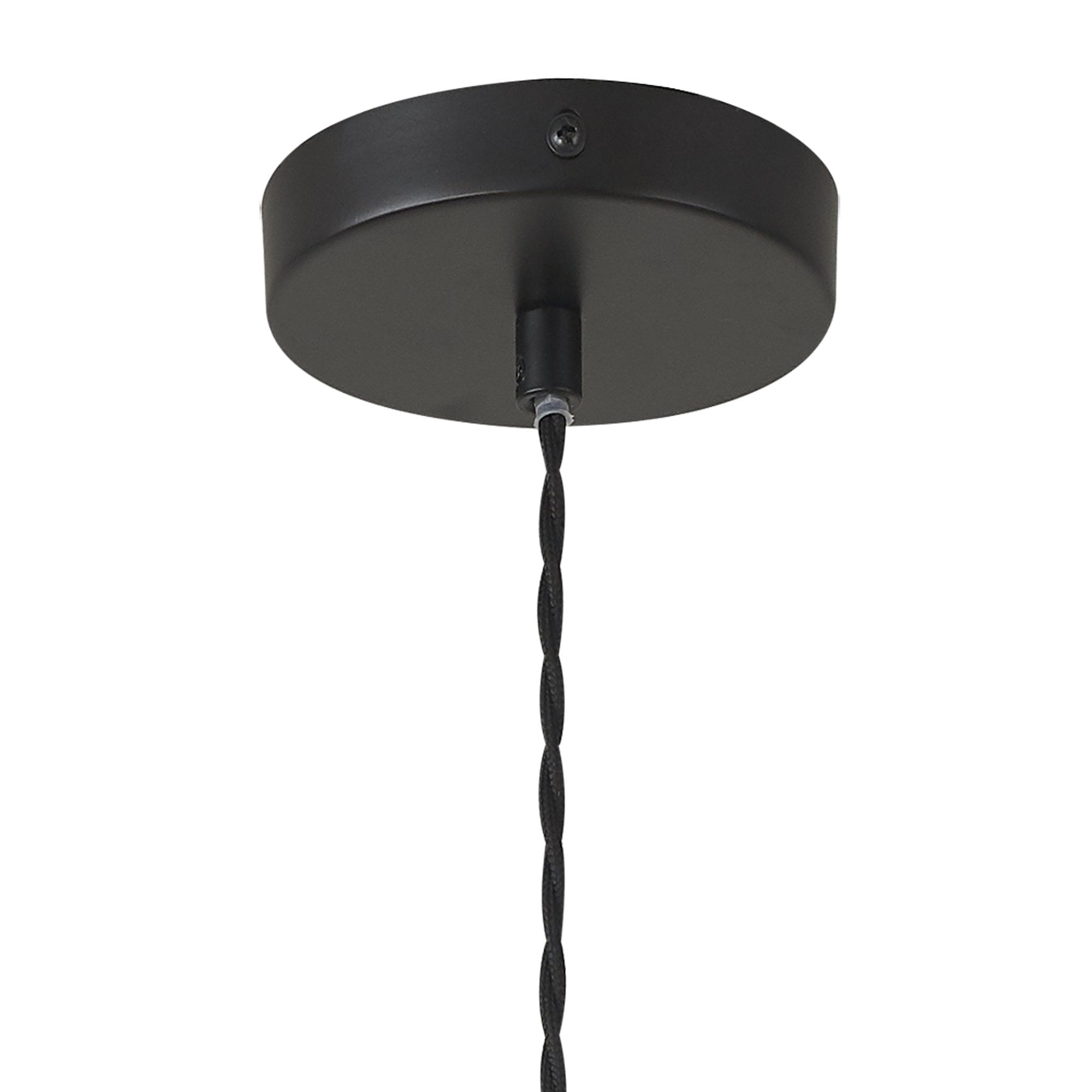 NL86409 Sabus Medium Oval Ball Pendant 1 Light E27 Matt Black Suspension With Frosted White Glass Globe