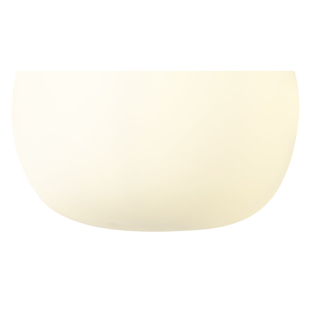 NL86429 Sabus 1 Light Flush Ceiling Light Matt Black Frosted White