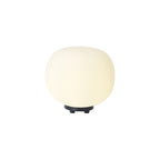 NL86439 Sabus 1 Light Table Lamp Matt Black Frosted White