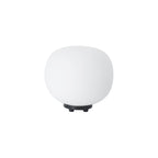 NL86439 Sabus 1 Light Table Lamp Matt Black Frosted White