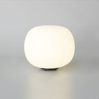 NL86449 Sabus 1 Light Table Lamp Matt Black Frosted White