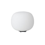 NL86449 Sabus 1 Light Table Lamp Matt Black Frosted White